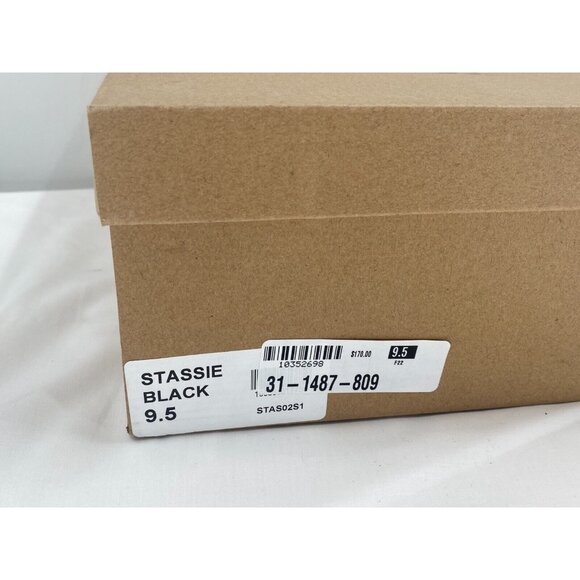 NWB Steve Madden Stassie Black Suede Zip Stretch Platform Heels Boots Sz 9.5 - Picture 3 of 9